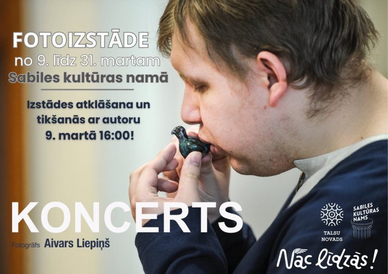 Aivara Liepiņa izstādes atklāšanas afiša