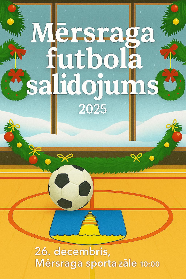 Mērsraga futbola salidojuma afiša