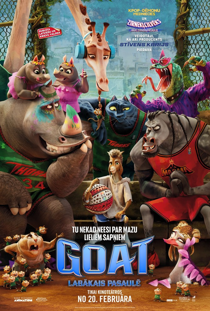 Kino seanss „GOAT: labākais pasaulē”