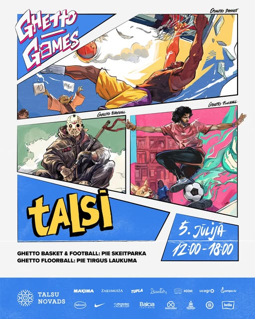 Ghetto games Talsos afiša