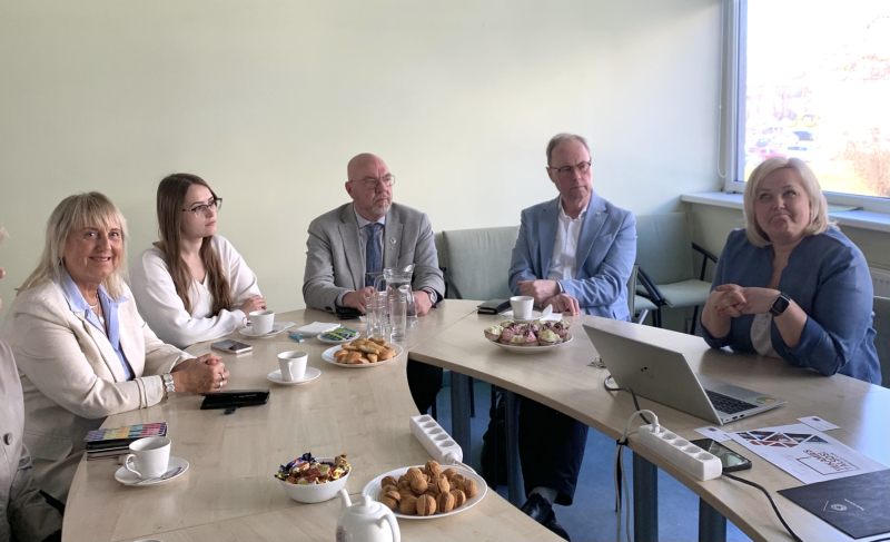 Ukrainas sadarbības partneri viesojas Talsu novada pašvaldībā