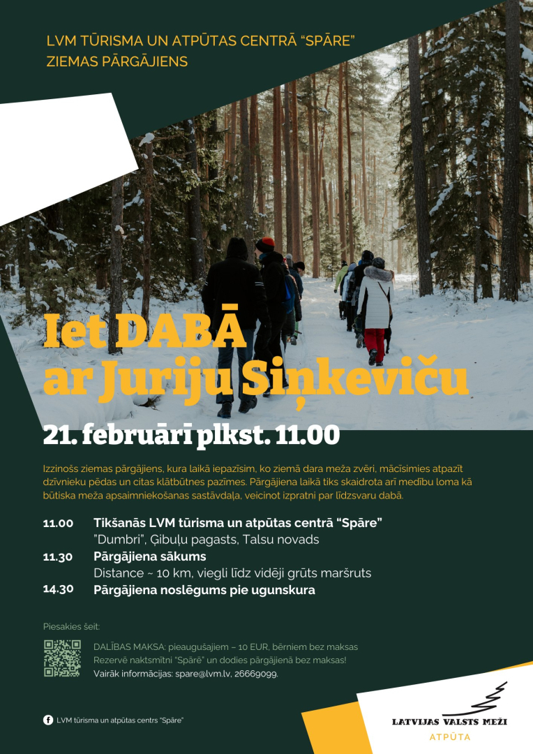 Ziemas pārgājiena afiša