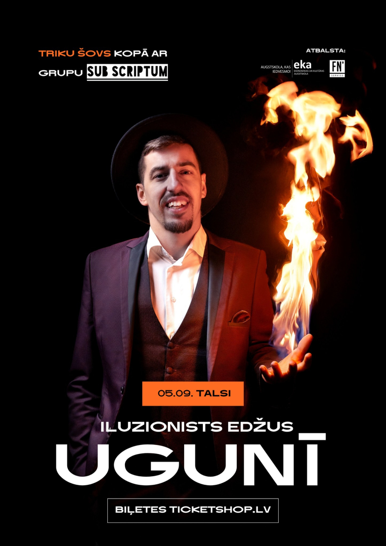 Iluzionists Edžus ugunī
