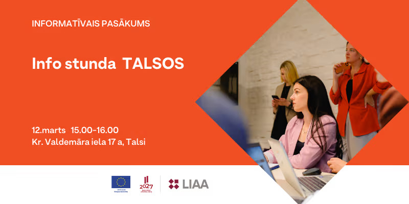 Info stunda Talsi marts