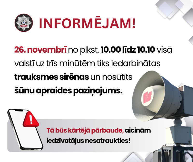informējam