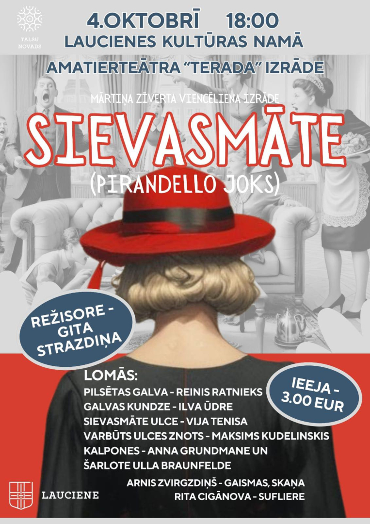 Amatierteātra izrāde Sievasmāte