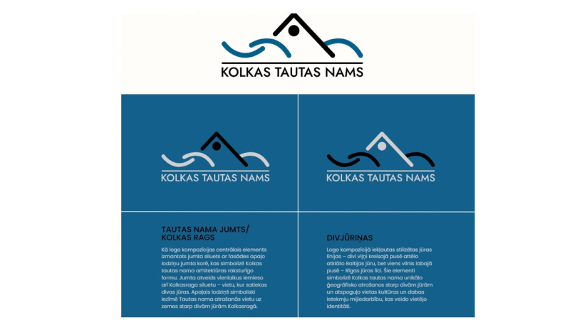 Izvēlēts jaunais Kolkas tautas nama logo