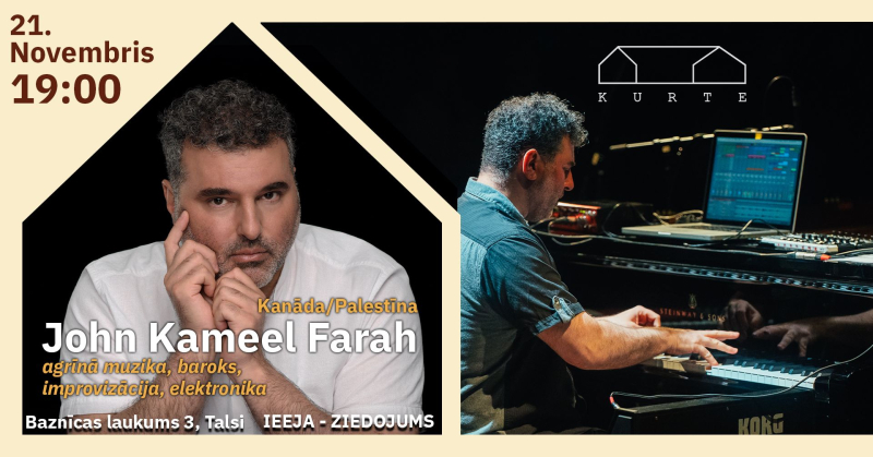 John Kameel Farah koncerta afiša