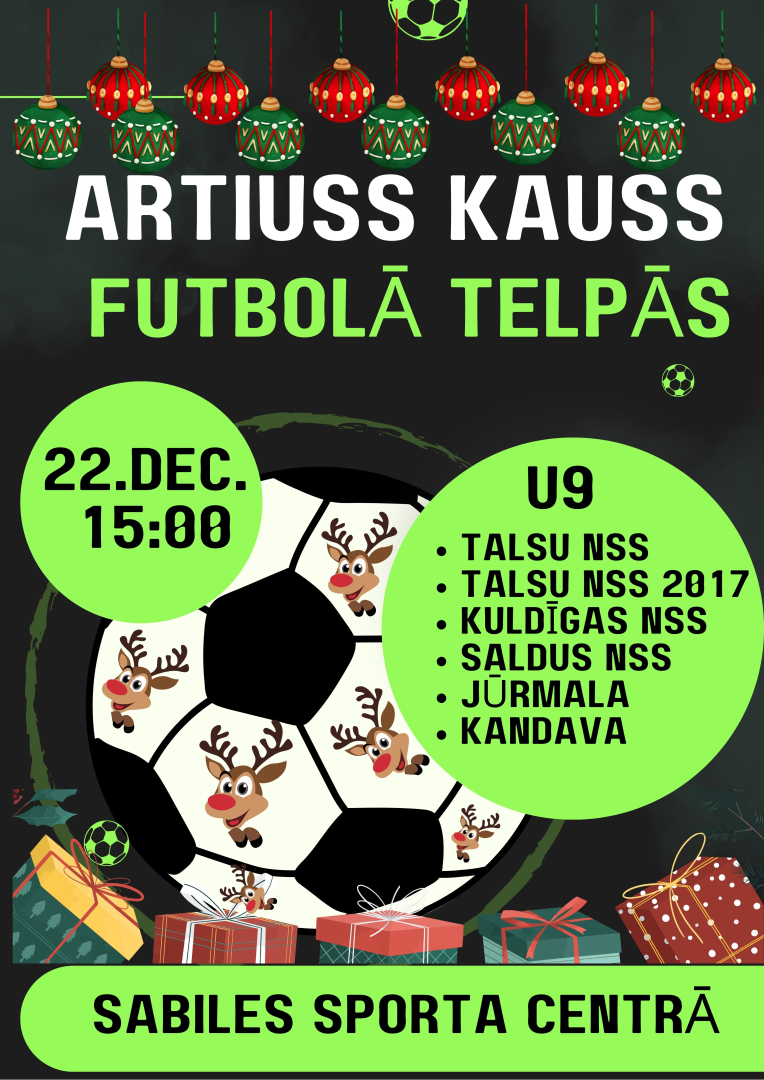 Artiusa kausa futbolā telpās afiša