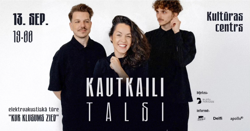Grupas Kaut kaili koncerta afiša