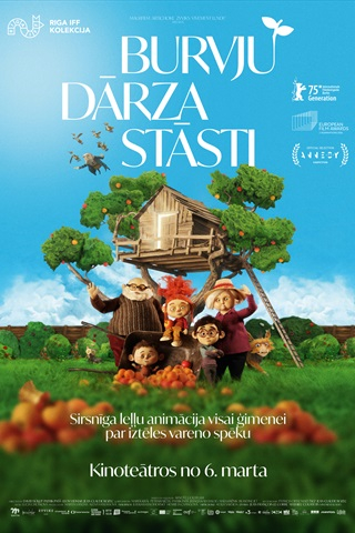 Kino afiša filmai Burvju dārza stāsti