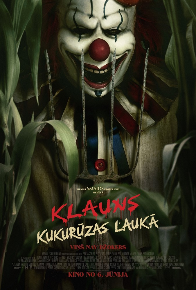 Kino afiša filmai Klauns kukurūzas laukā