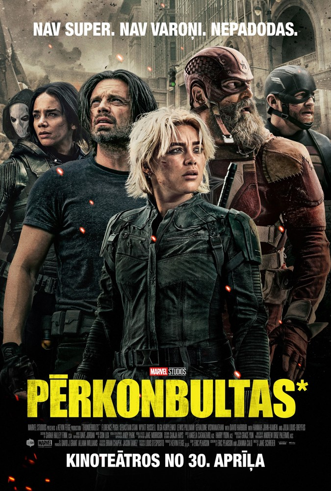 Kino afiša filmai Pērkonbultas