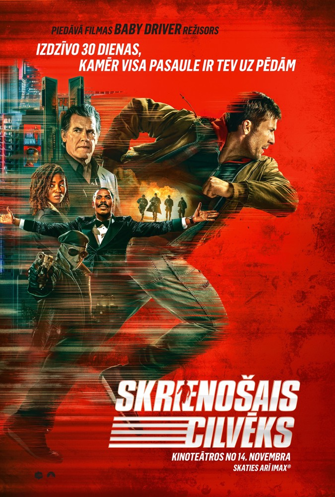 Kino afiša filmai Skrienošais cilvēks