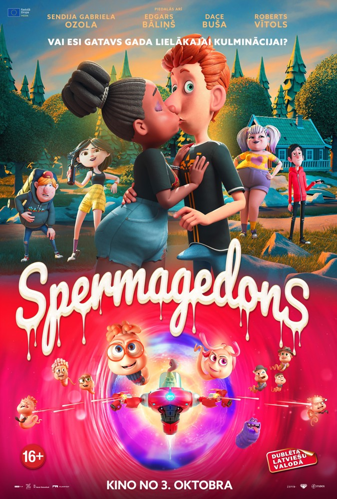 Kino afiša filmai Spermagedons