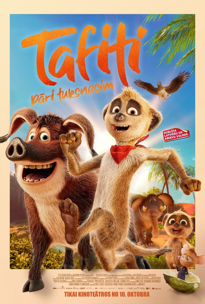 Kino afiša filmai Tafiti pāri tuksnesim