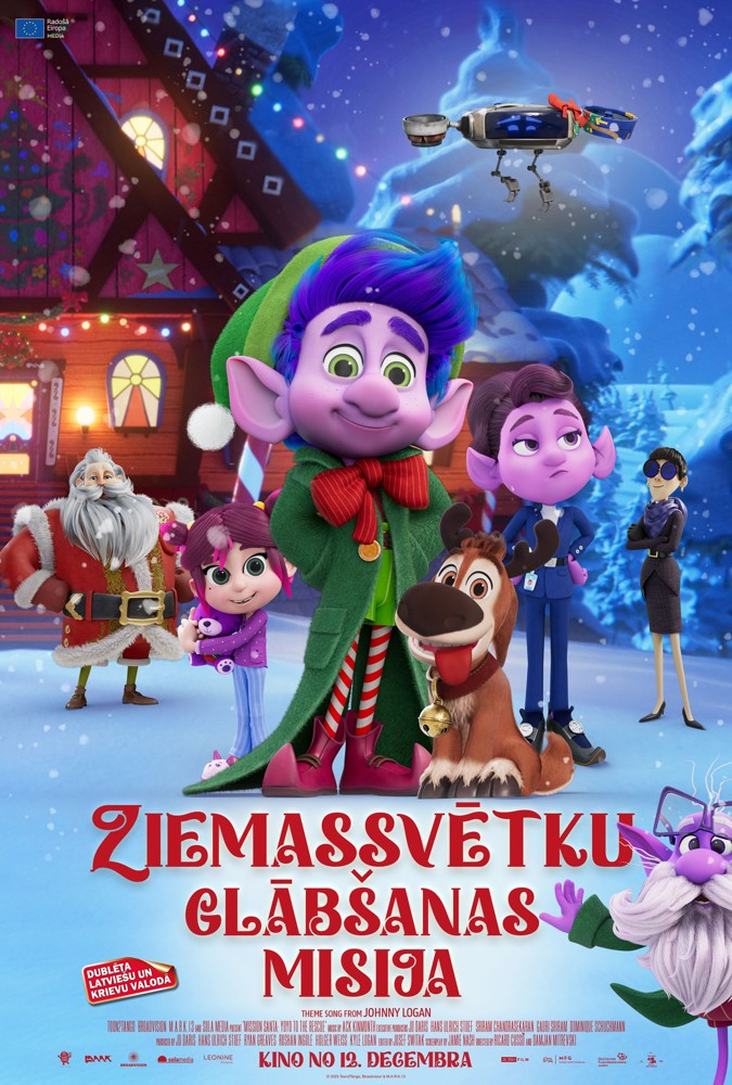 Kino afiša filmai Ziemassvētku glābšanas misija
