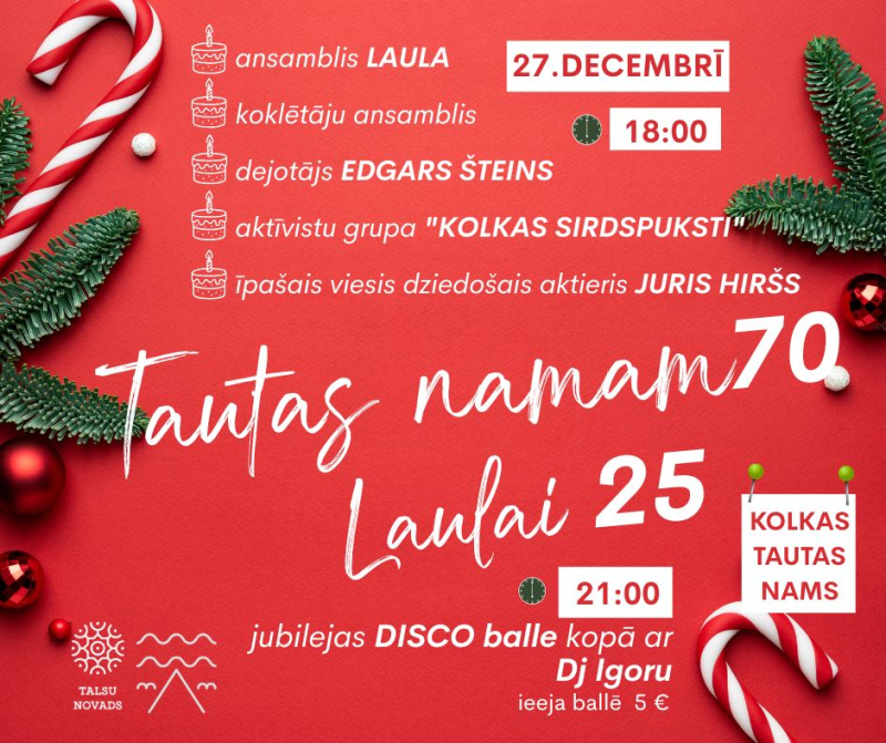 Kolkas Tautas namam 90 afiša