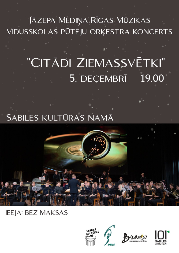 Koncerta Citādi Ziemassvētki afiša