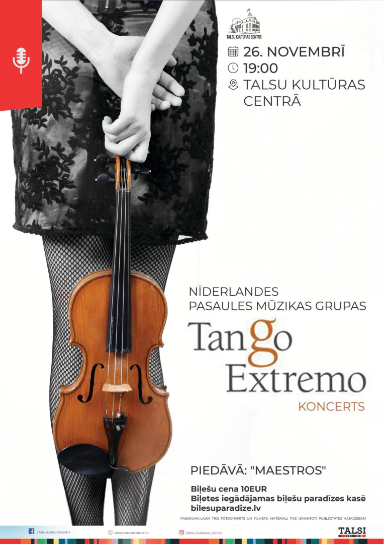 Koncerta Tango Extremo afiša
