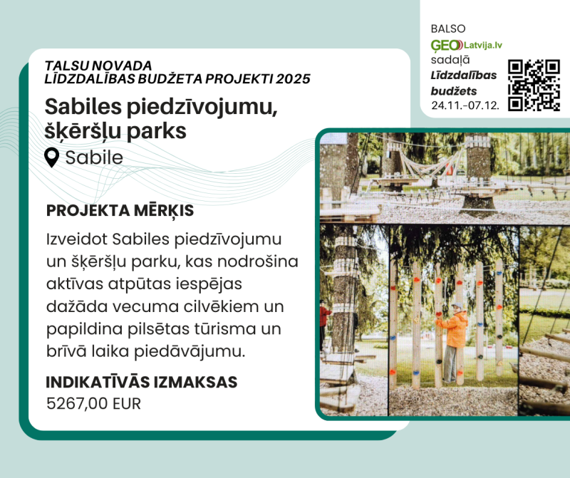 Sākas balsošana par līdzdalības budžeta projektiem