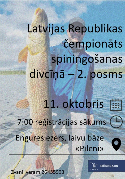LR čempionāta spiningošanā afiša