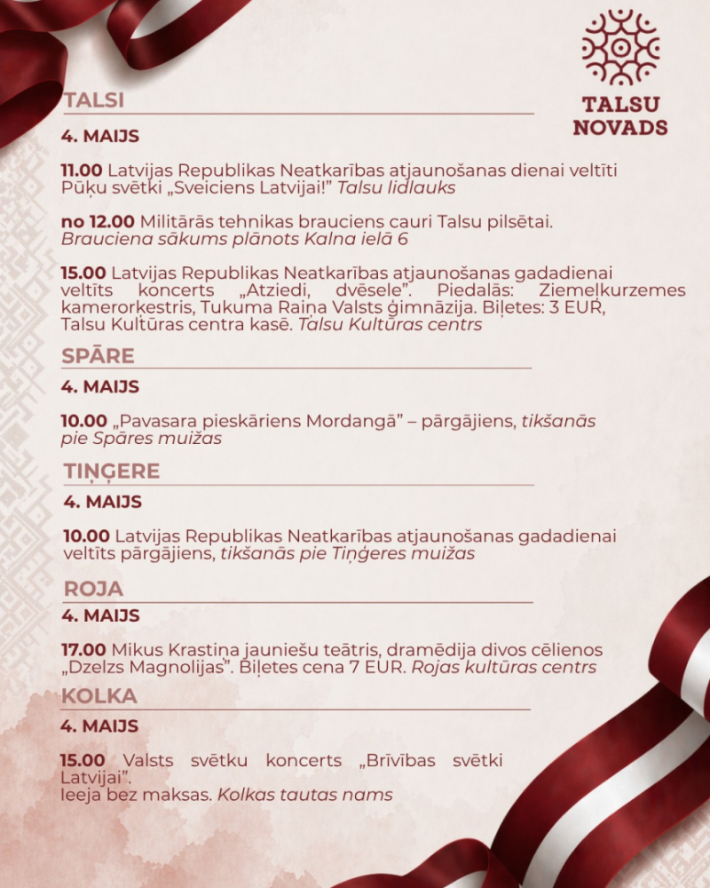 Latvijas Republikas svētku norise