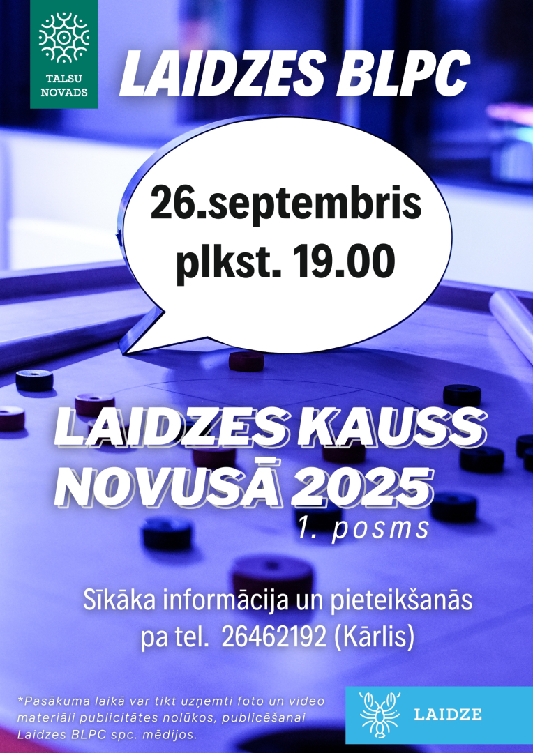 Laidzes kausa novusā afiša