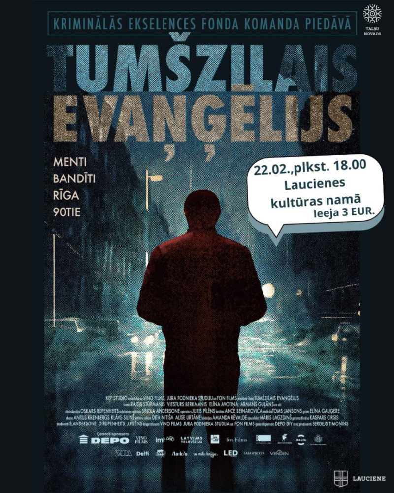 Kino seanss. Tumšzilais evaņģēlijs