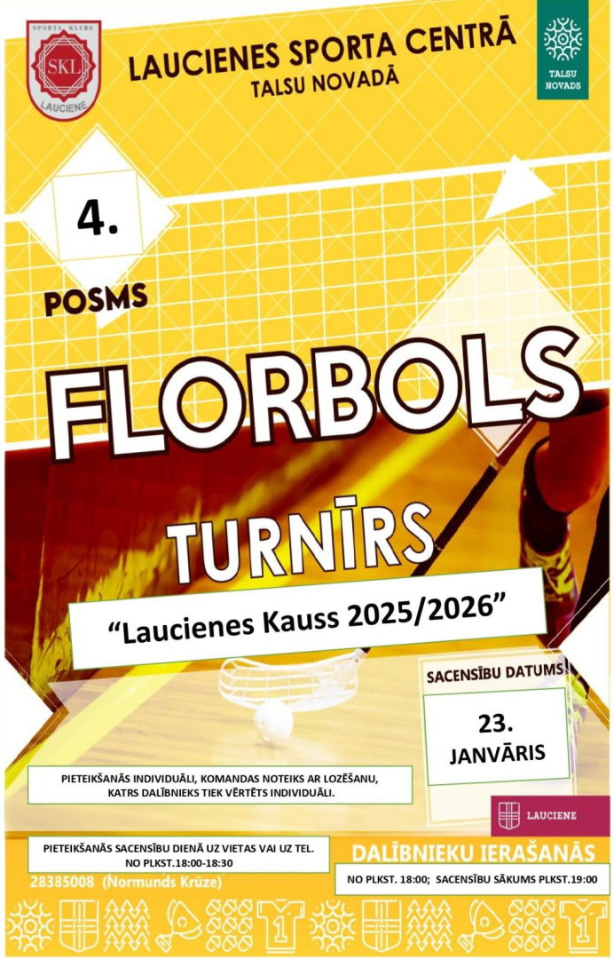 Laucienes kausa florbolā afiša