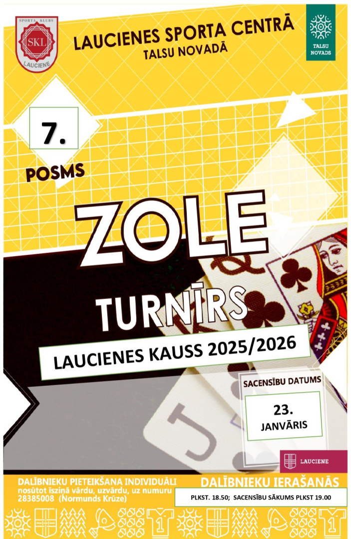 Laucienes kausa zolē afiša