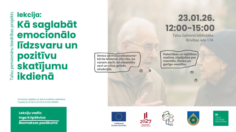 Lekcijas pensionāriem afiša