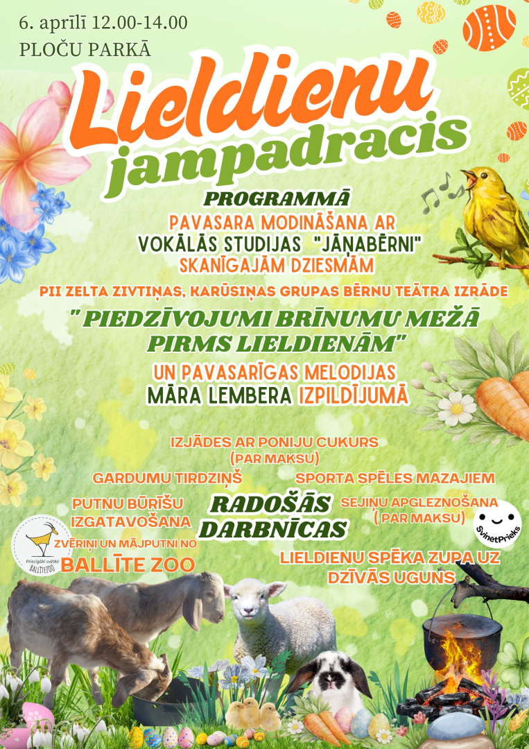 Lieldienu jampadrača Rojā afiša