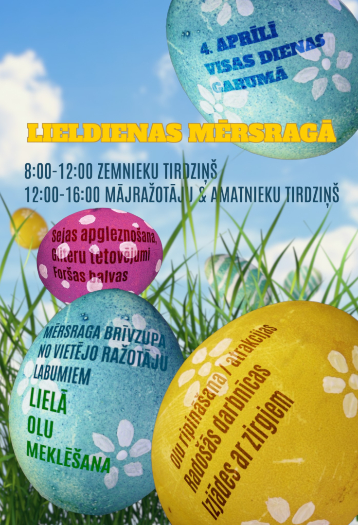 Lieldienu Mērsragā afiša