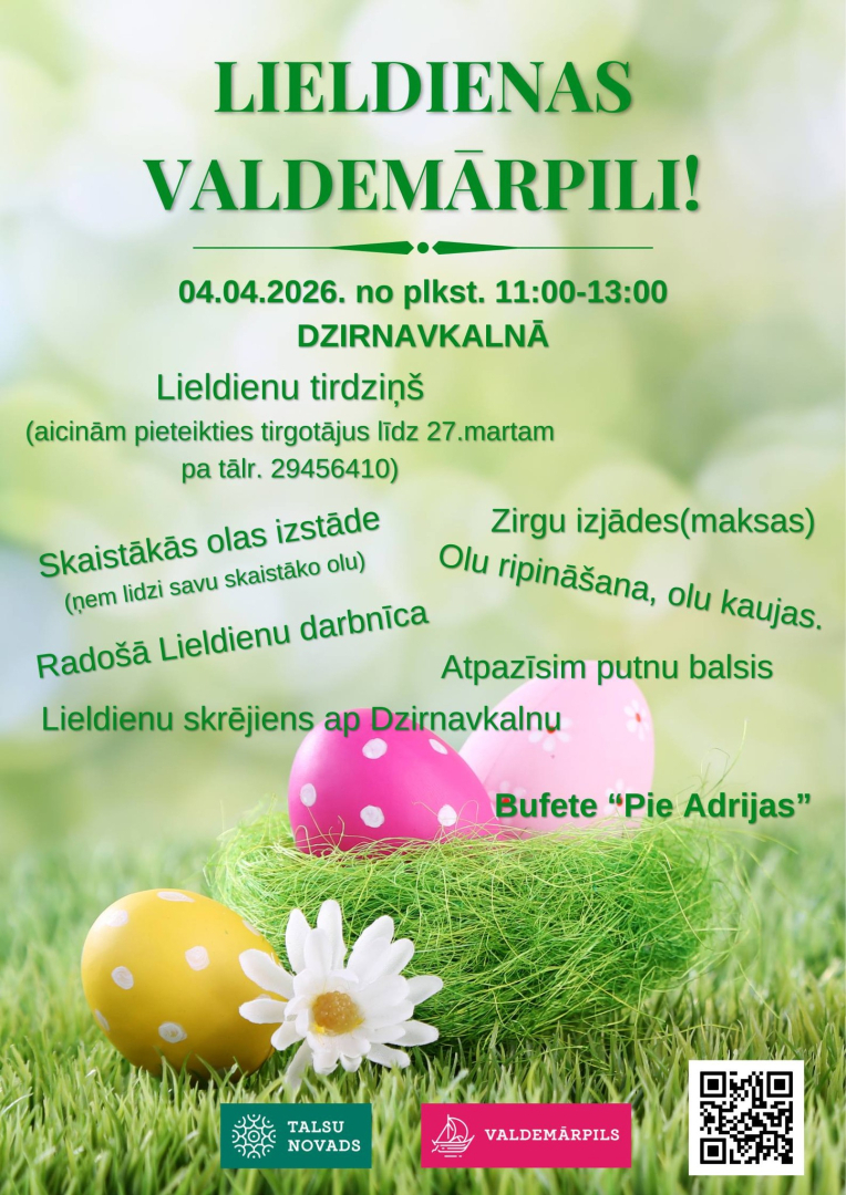 Lieldienu Valdemārpilī afiša