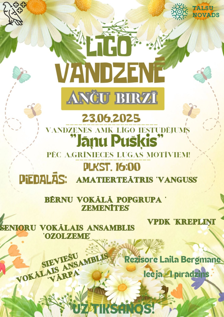 Līgo Vandzenē afiša