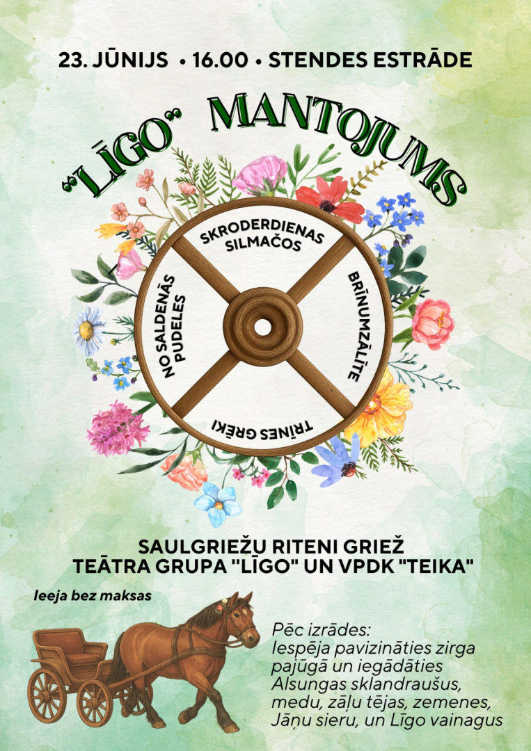 Līgo mantojuma Stendē afiša