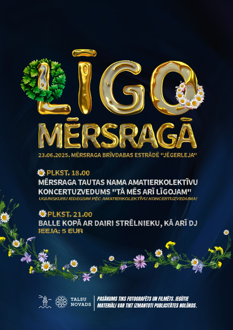 Līgo Mērsragā afiša