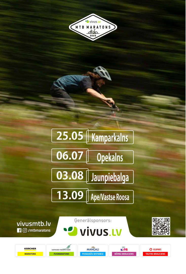 MTB maratona Kamparkalnā afiša