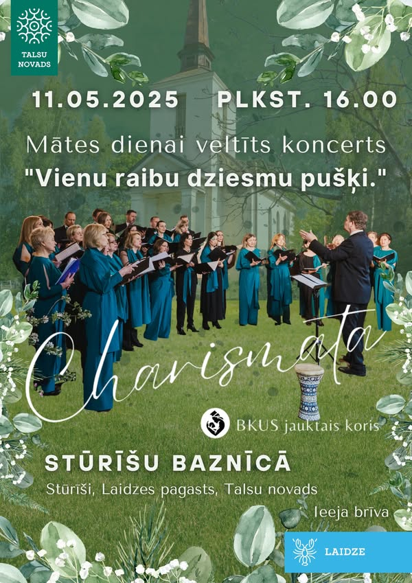 Mātes dienas koncerta afiša