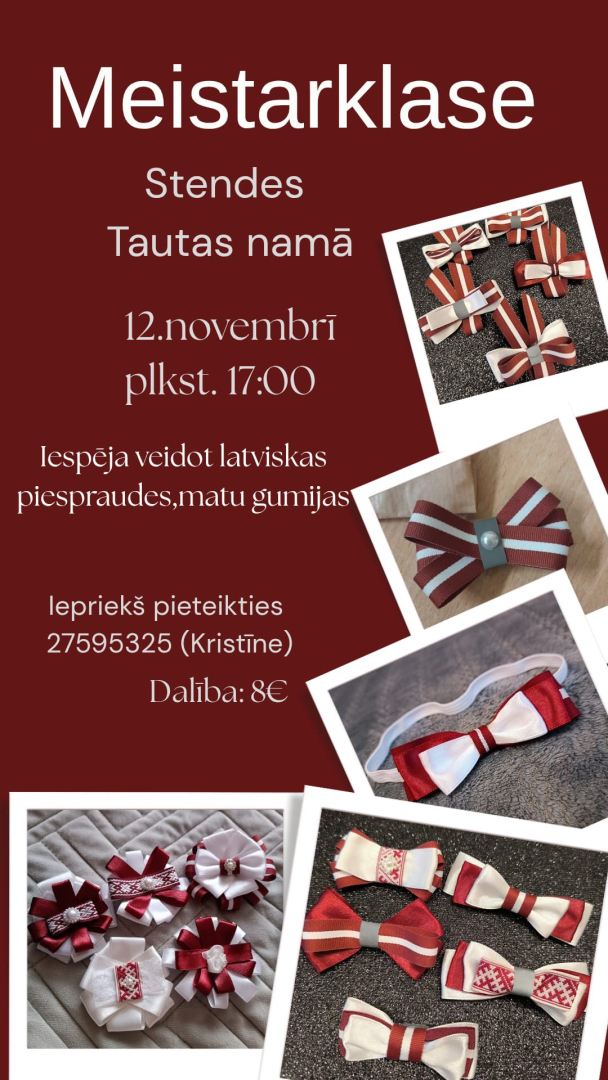 Meistarklases afiša