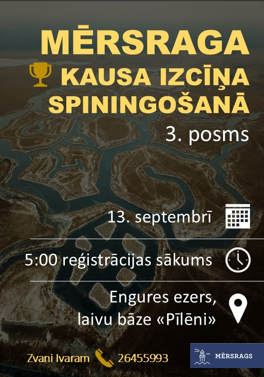Mērsraga kausa izcīņa spiningošanā 3. posms
