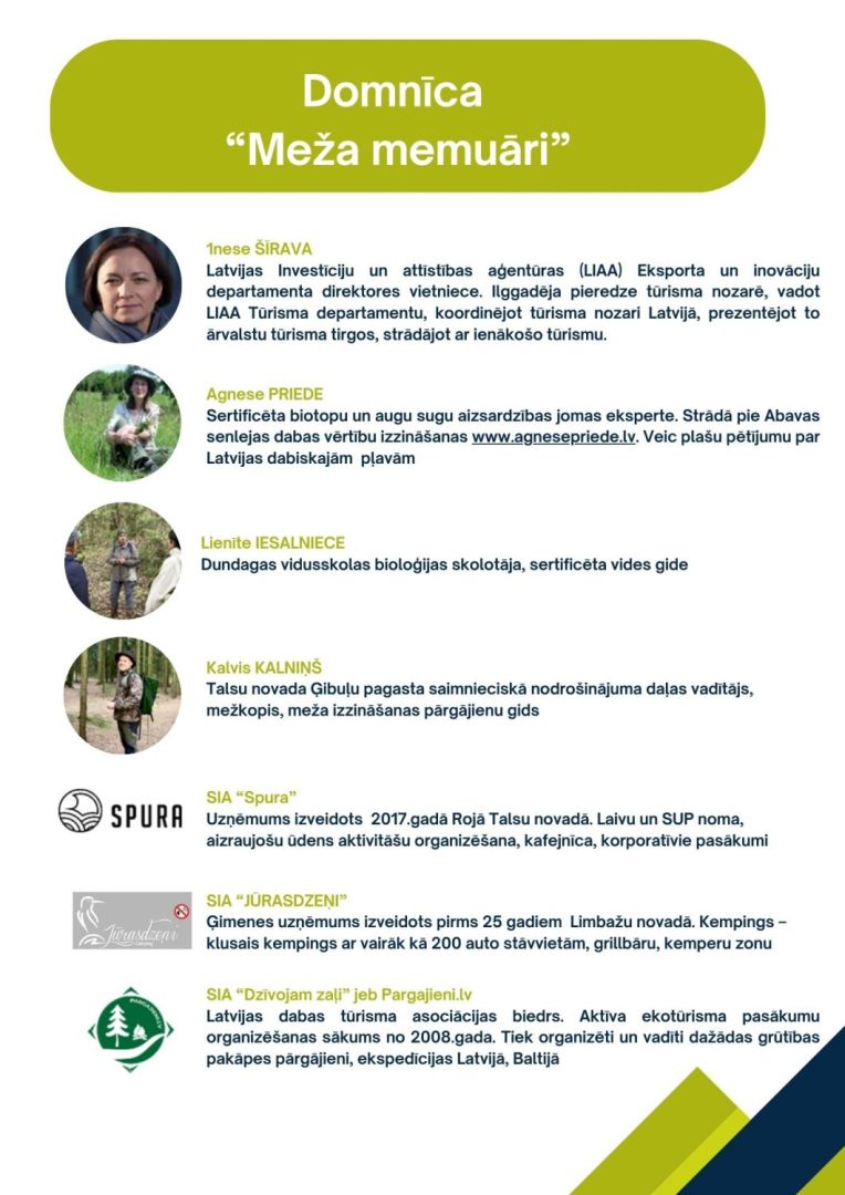 Domnīcas Meža memuāri afiša