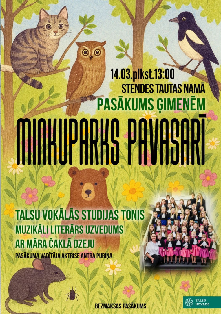 Afiša. Minkuparks Stendē