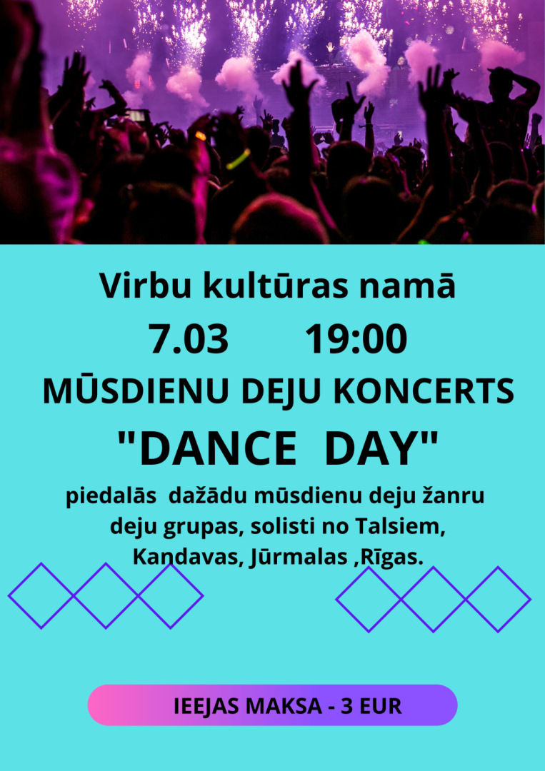 Deju koncerta Dance Day afiša