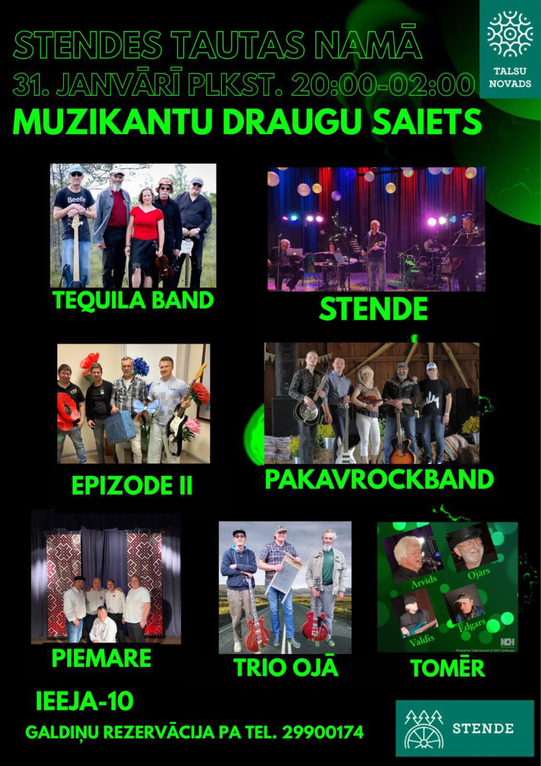 Muzikantu draugu saieta afiša