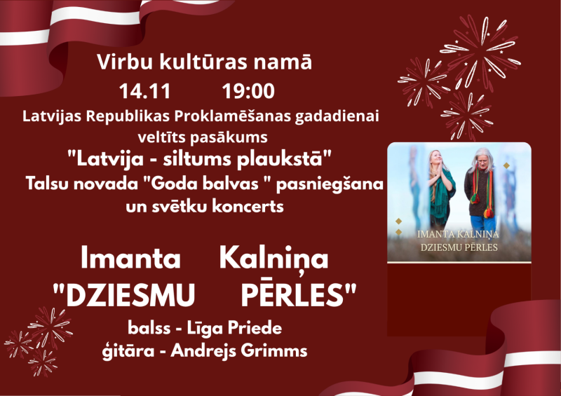 Nes Virbu pagasta vārdu pasākuma afiša