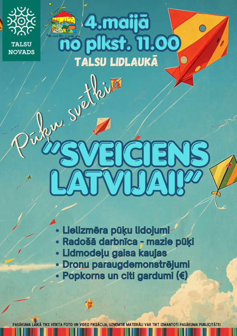 Pūķu svētku Sveiciens Latvijai 2026 afiša