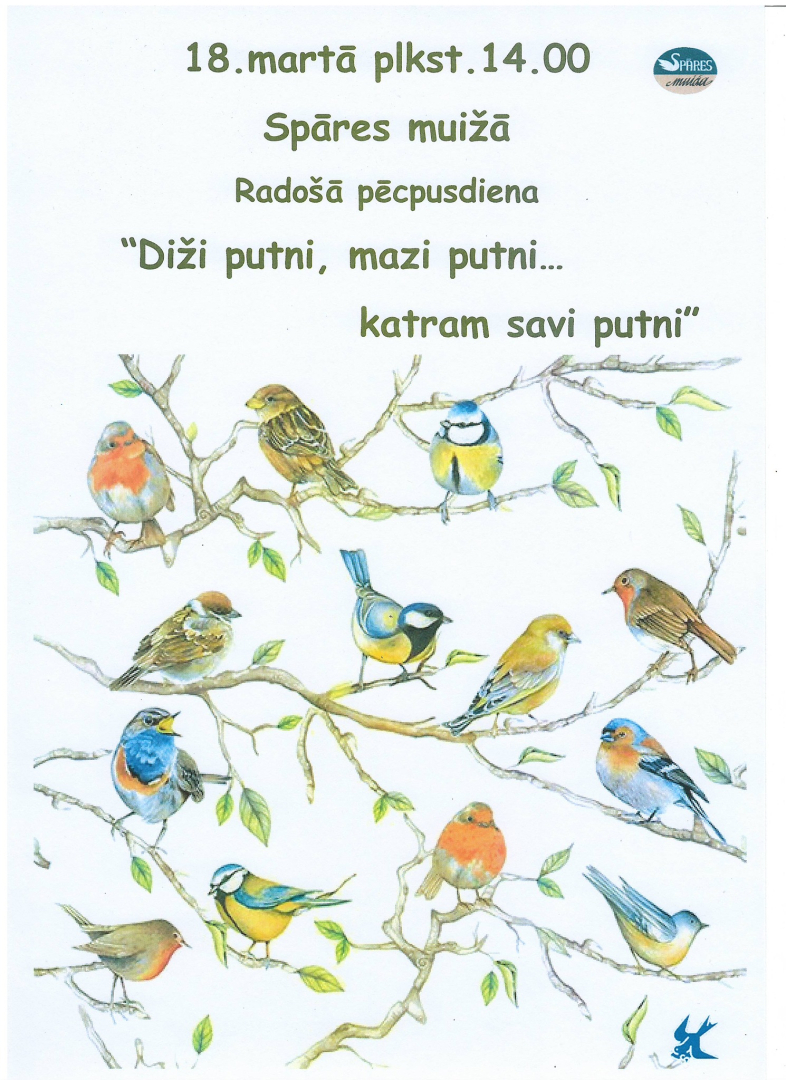 Radošās pēcpusdienas Spārē afiša