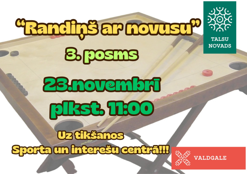 Randiņš ar novusu afiša